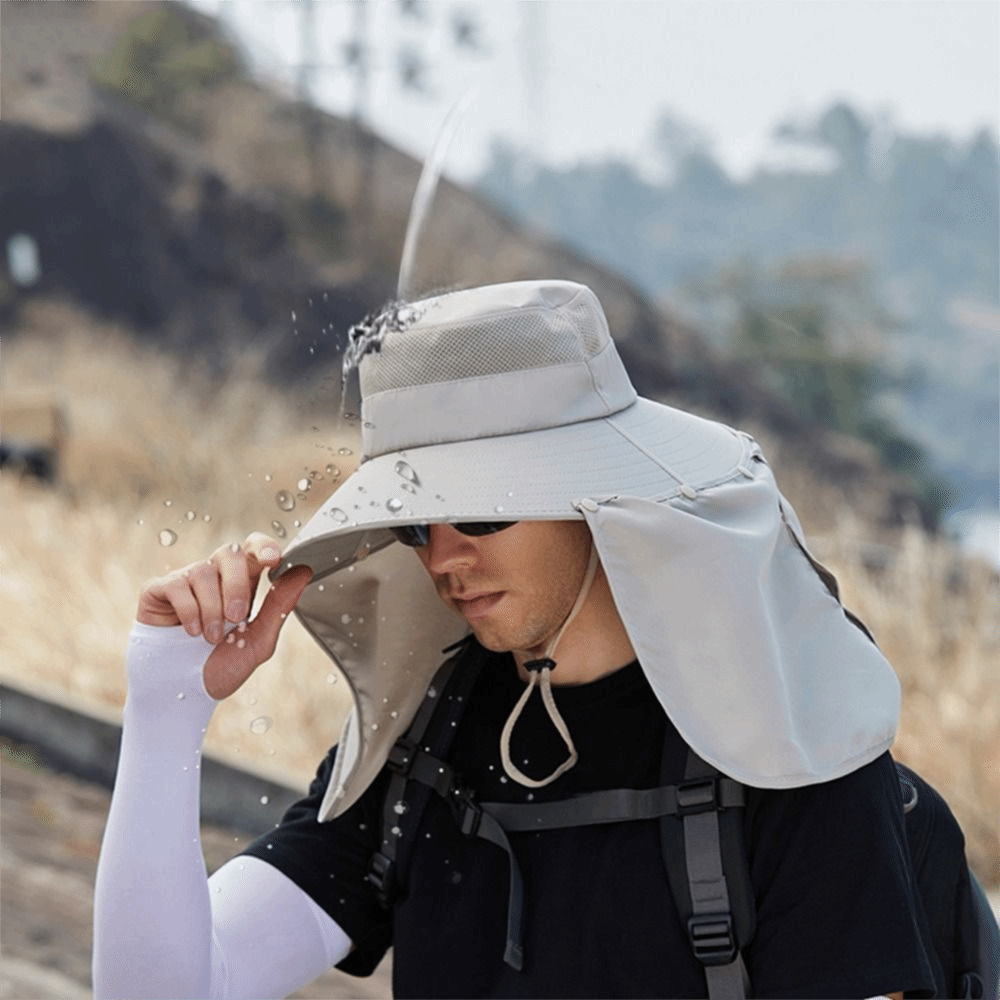 심플한 천 소재 남성용 햇빛 가리개 모자, 탈부착 가능 - Bucket Hat Cotton 리뷰 및 가격