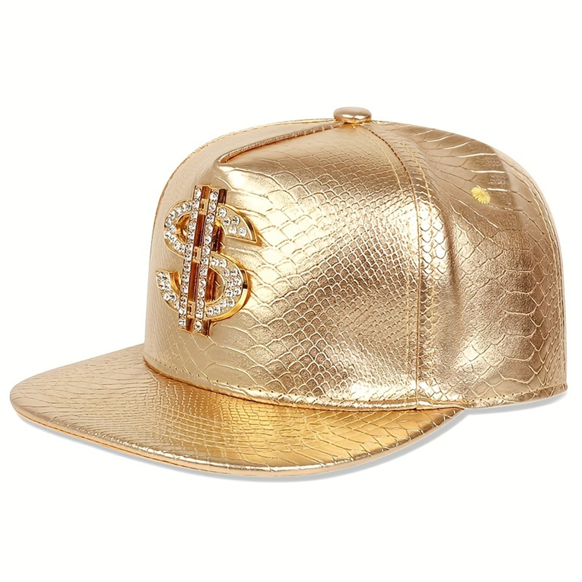 가죽 메탈릭 달러 기호 야구 모자 남성 여성 조절 가능 - Snapback Hat Flat 리뷰 및 가격