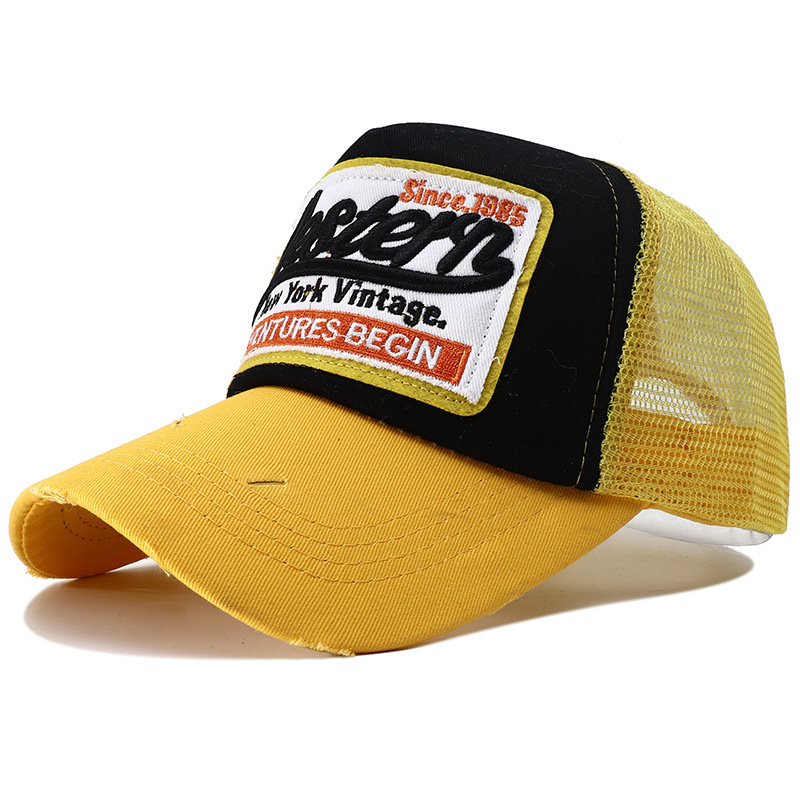 남성용 문자 자수 야구 모자, 메시 Snpabck 모자 - Trucker Cap Mesh 리뷰 및 가격