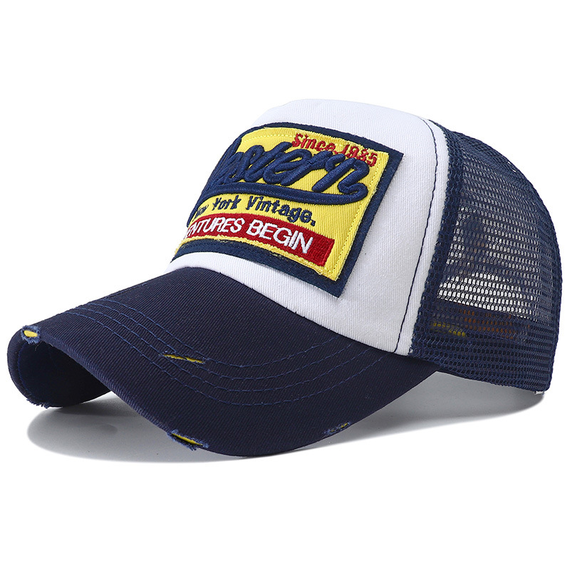 남성용 문자 자수 야구 모자, 메시 Snpabck 모자 - Trucker Cap Mesh 리뷰 및 가격